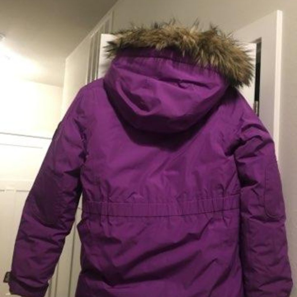 Lands' End Expedition Down Winter Parka Jacket (Size 10-12) - Picture 3 of 5